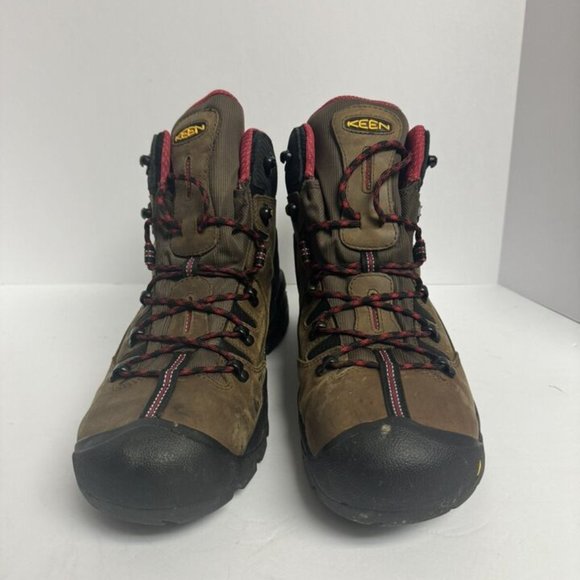 KEEN Mens Pittsburgh Steel Toe Work Boot Brown Size 14 M main image 3